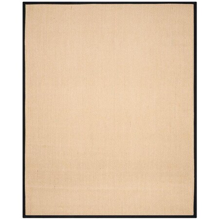 Safavieh Natural Fiber Large Rectangle Area Rug, Maize and Black - 8 x 10 ft. NF141A-8